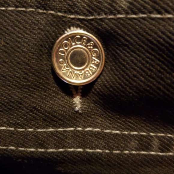 Dolce Gabbana blazer denim jacket 44 46 56 XL dyed gray black white beige pinup - Picture 8 of 11